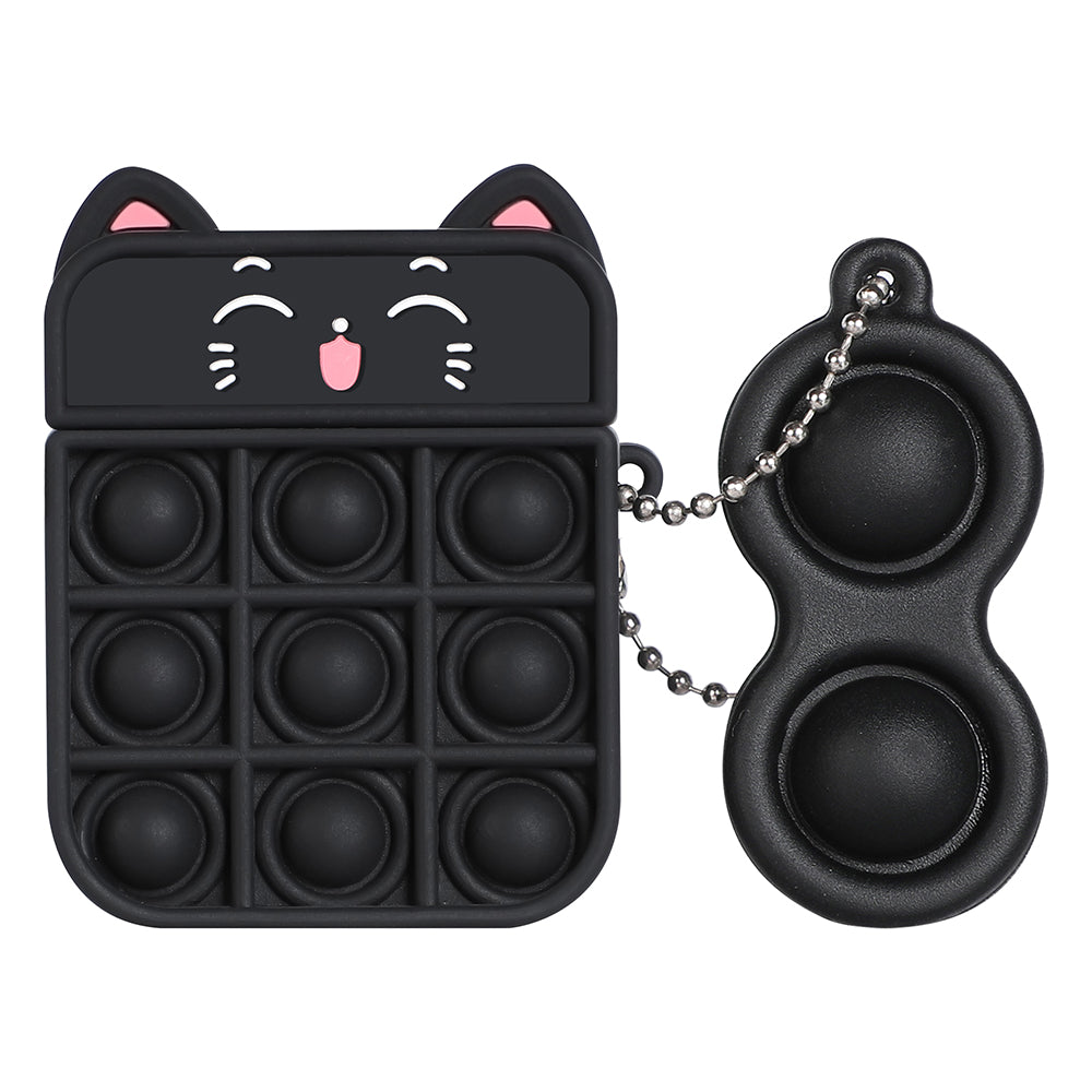 Cover cuffie Bluetooth Pop It Gattino nero